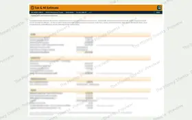 Refund estimate