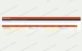 Bank statement import