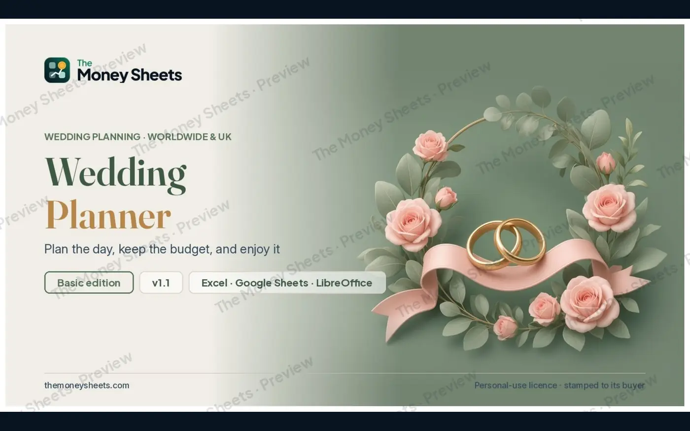 Wedding Planner Basic (UK edition): Cover